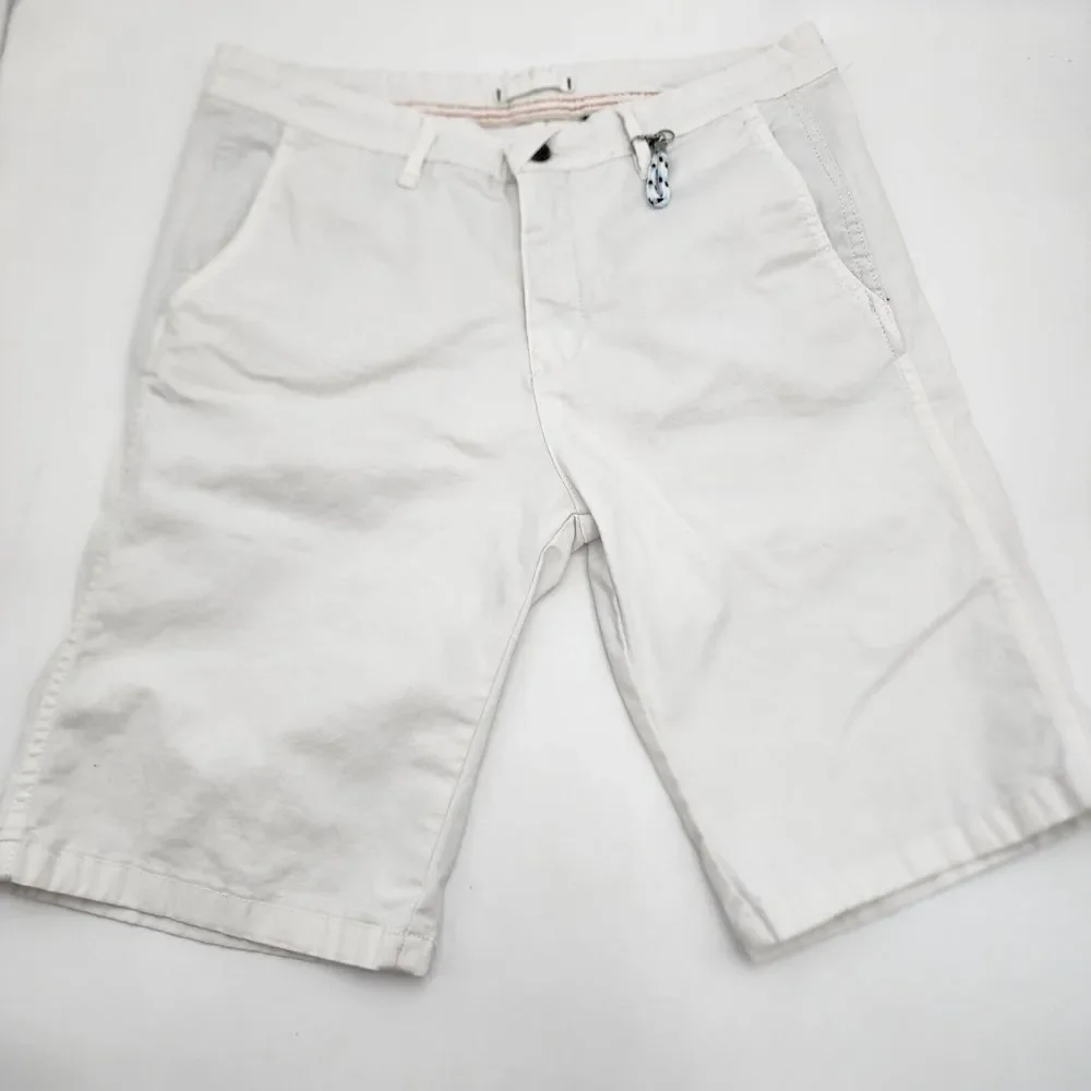 Zara Men's Size 32 Shorts White  Cotton‎ SEE PHOTOS READ